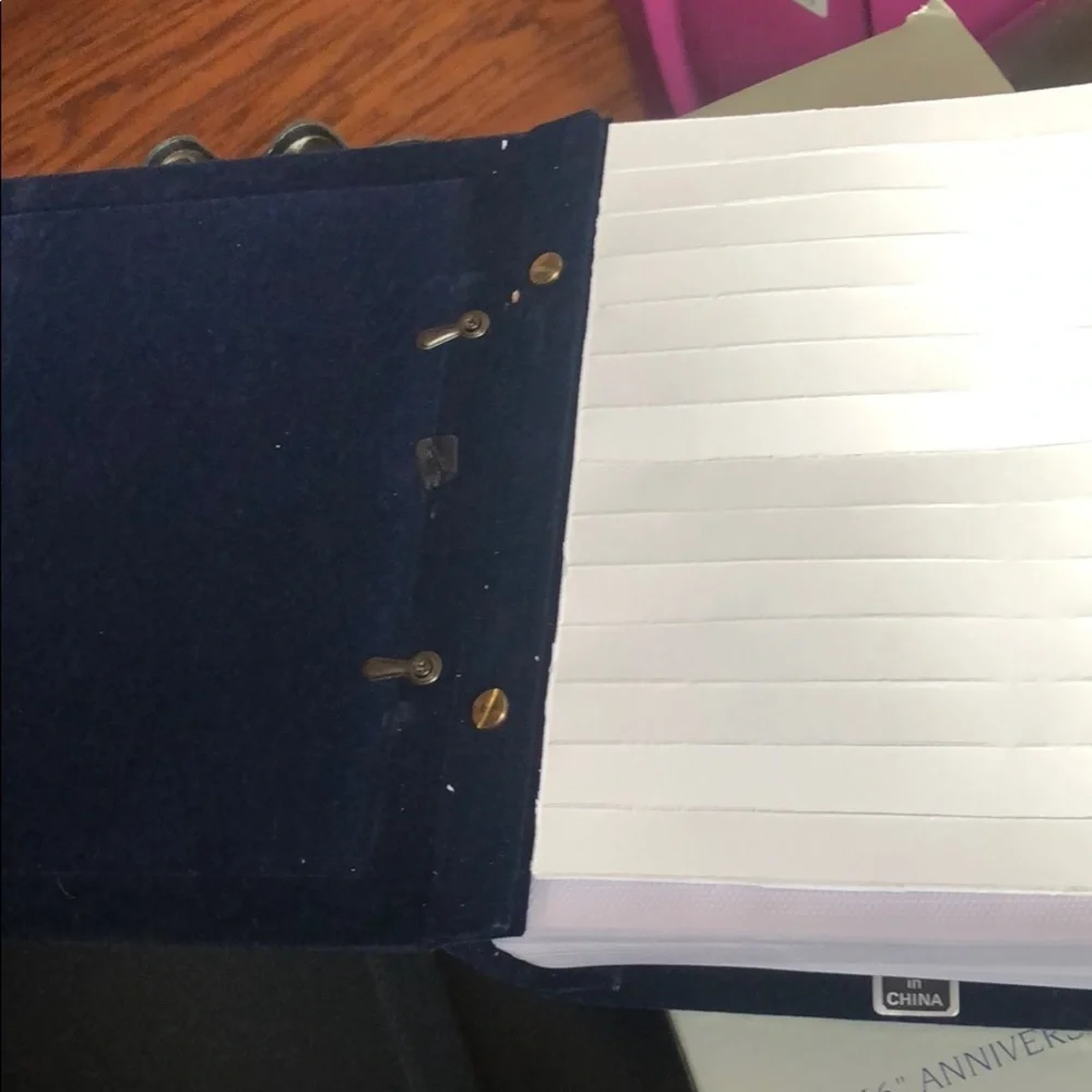 NIB 4x6 silver anniversary album